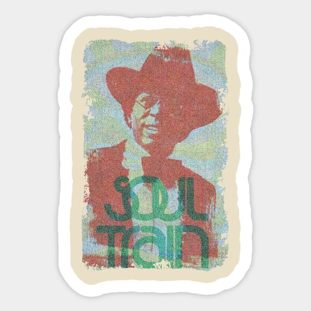 Don Cornelius Sticker by HAPPY TRIP PRESS